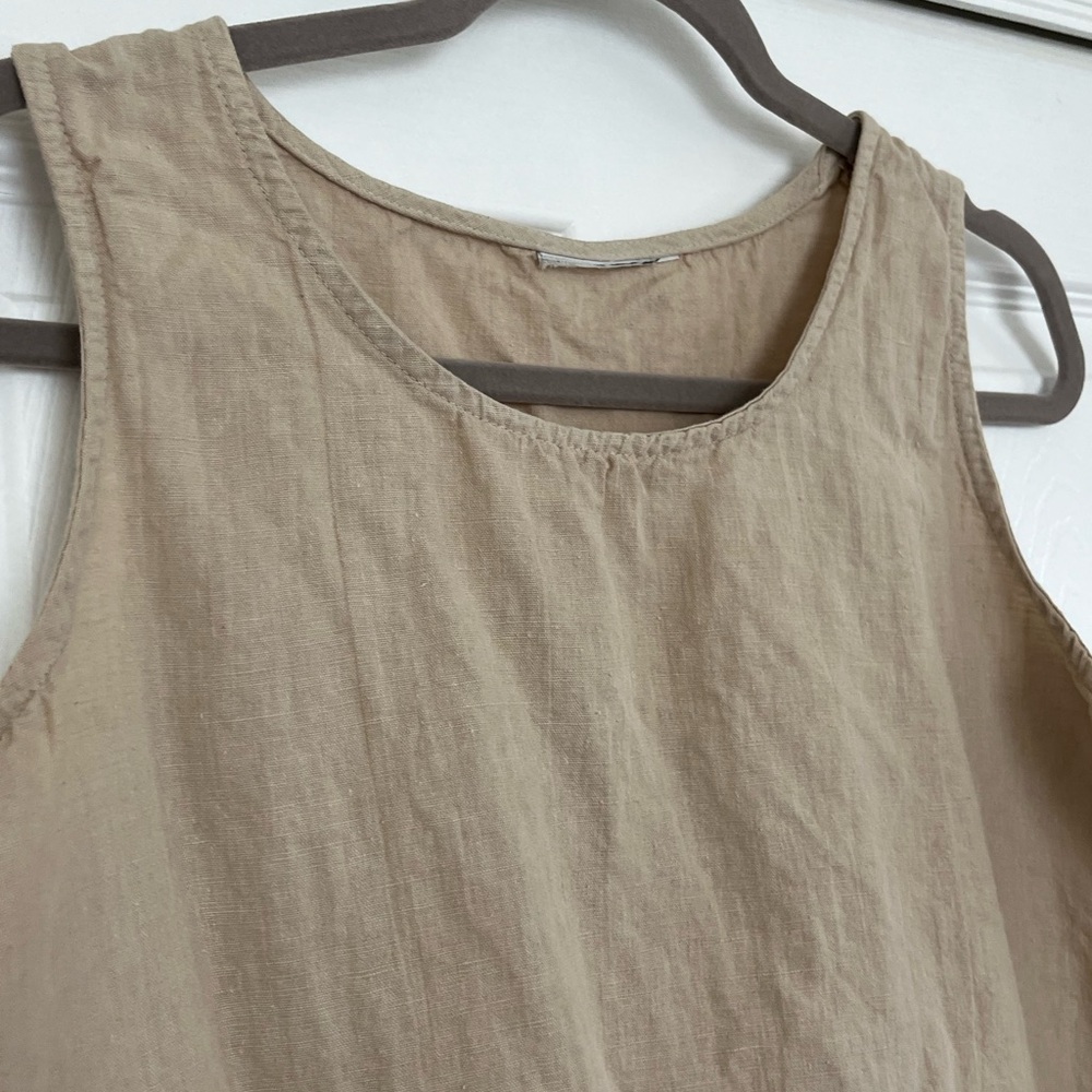 Vintage Tan Sleeveless Top - Picture 4 of 4